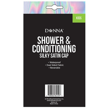 Kids' Shower & Conditioning Satin Cap image 1