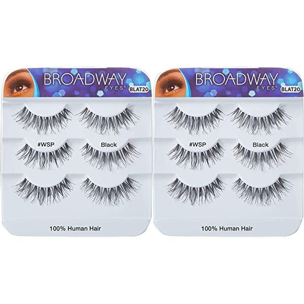 GARLAND HUMAN HAIR EYELASH BLUE HARD COVER #20 image 0