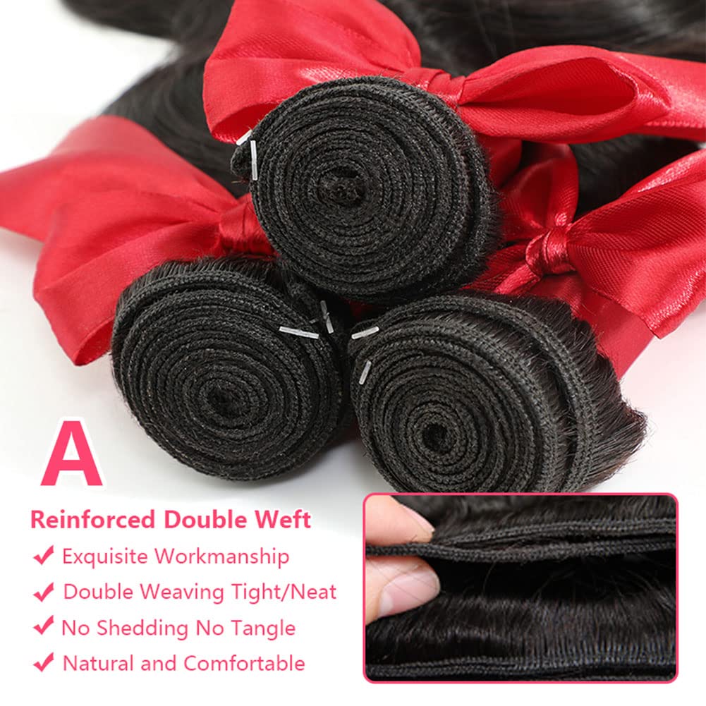 Human Hair 22" Bundle Body Wave image 2