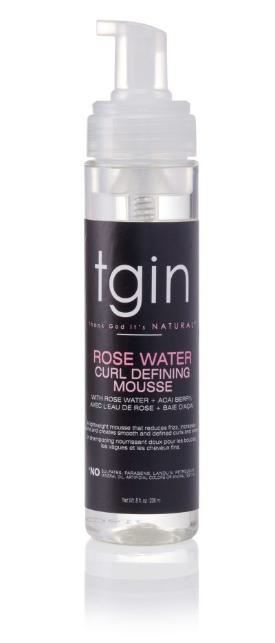 Rose Water Curl Defining Mousse – 8oz image 0