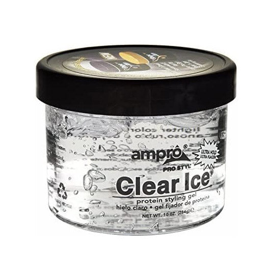 Ampro Clear Ice® Protein Styling Gel Ultra Hold 10oz #41023 image 0