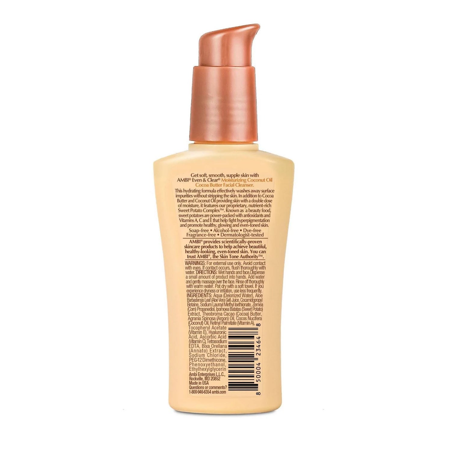AMBI Even & Clear Purifying Charcoal Black Soap Facial Cleanser - 3.5 fl oz image 1