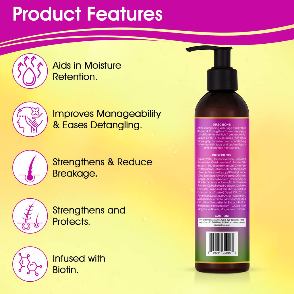 BLAQ SAGE/LYCHEE CONDITIONER image 2