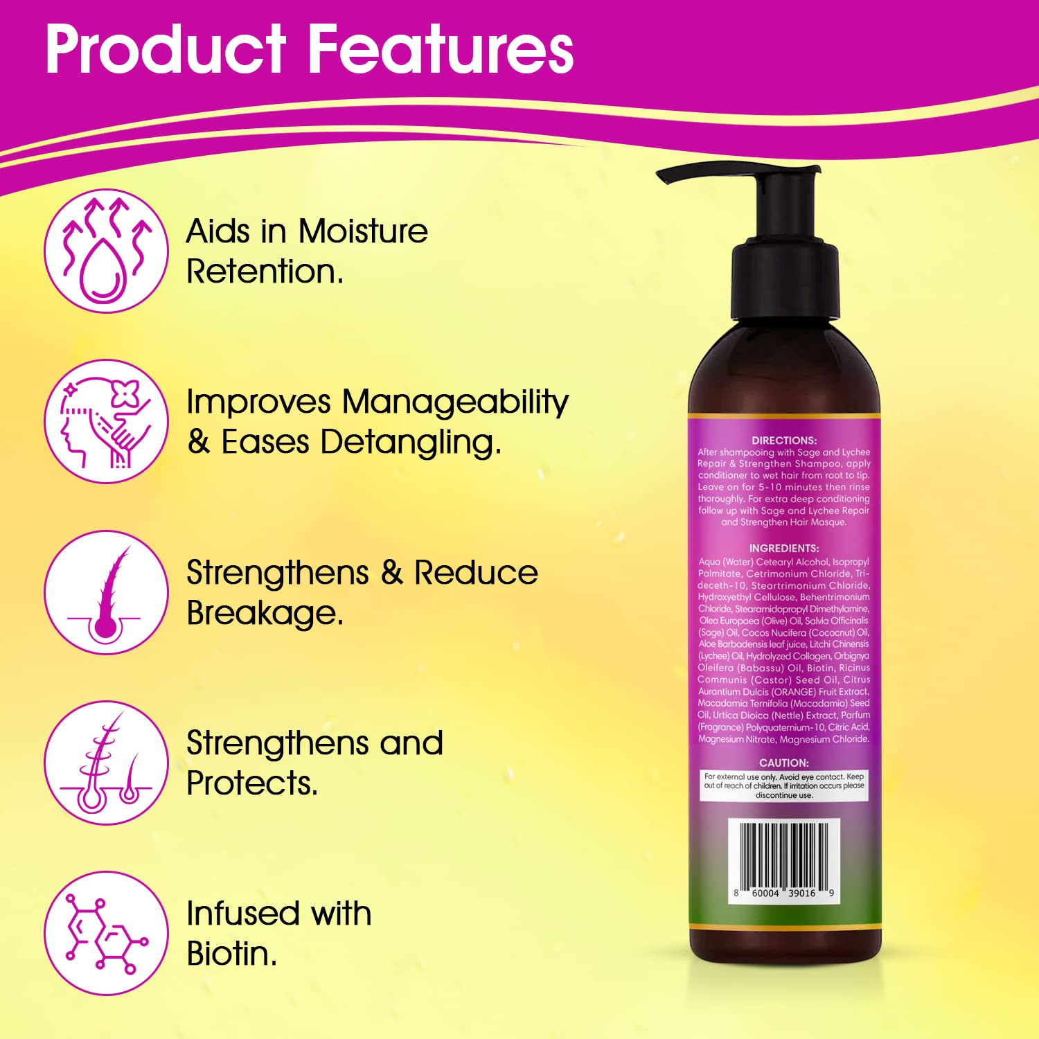 BLAQ SAGE/LYCHEE CONDITIONER image 2