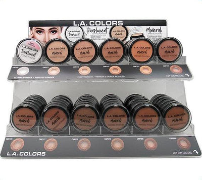 LA COLOR ETHNIC MINERAL PRESSED POWDER #CAD96B.1 (108PC) image 0