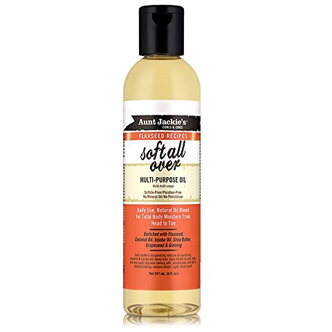 AUNT JACKIES SOFT ALL OVER FLAXSEED MULTI PURPOSE OIL image 0