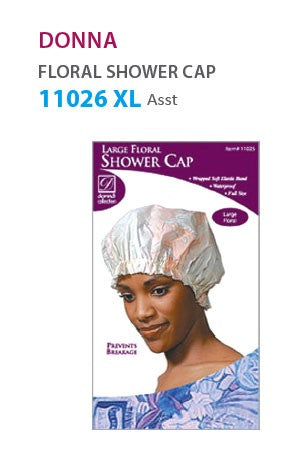 Donna XL Floral Shower Cap image 0