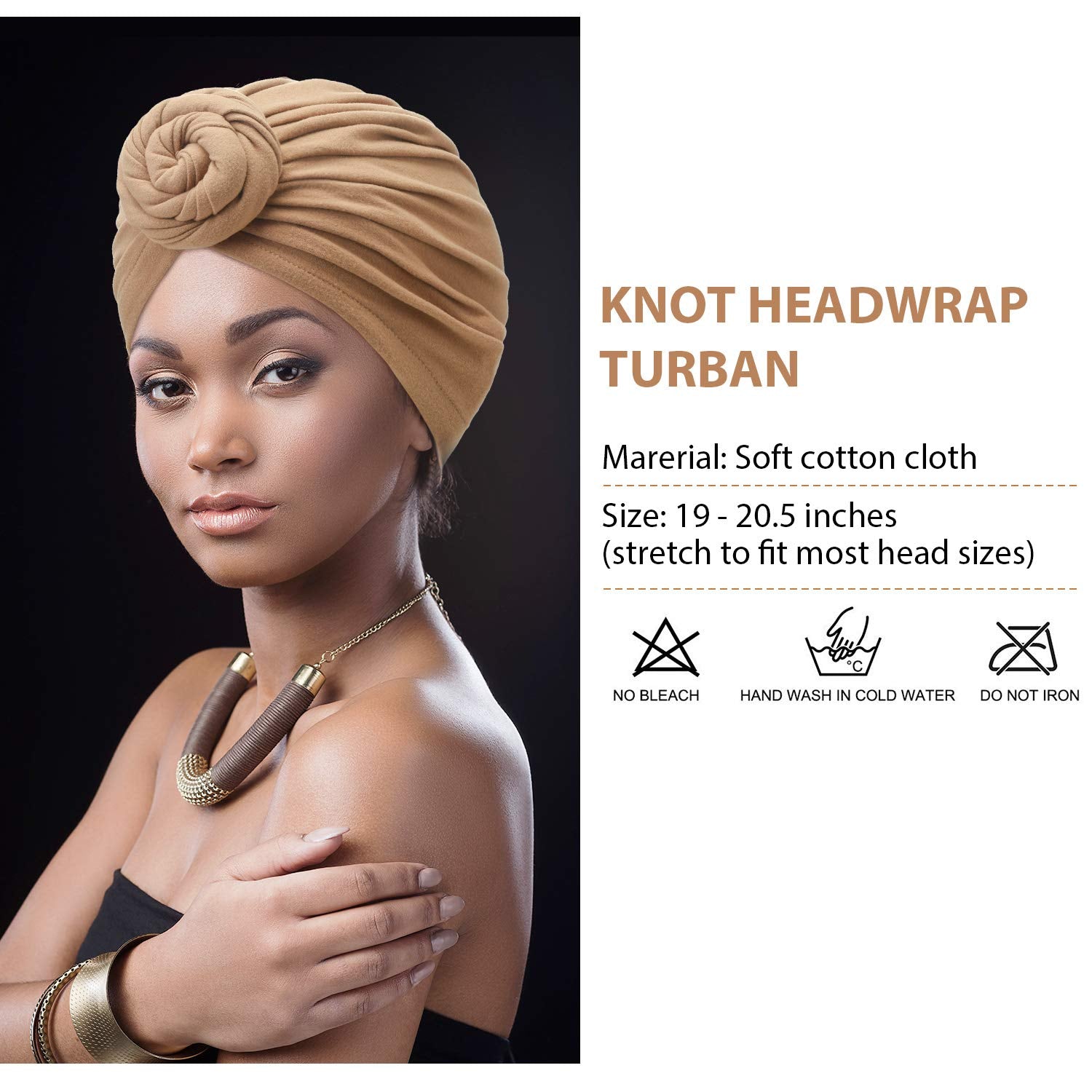 Knotted Design Hair Wrap image 1