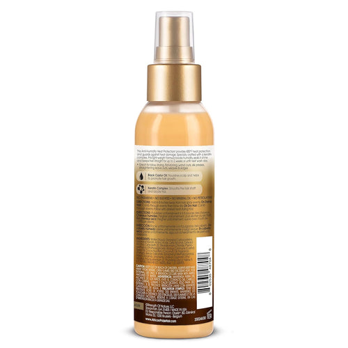 African Pride Black Castor Miracle Anti-humidity Heat Protectant Spray - 4oz image 1