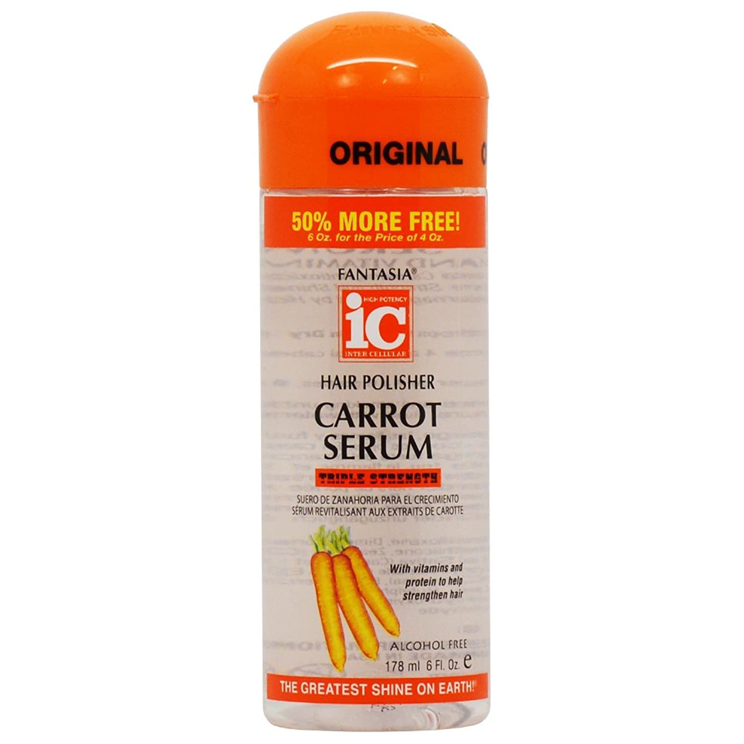 Fantasia IC Hair Polisher Carrot Serum 6 oz image 0