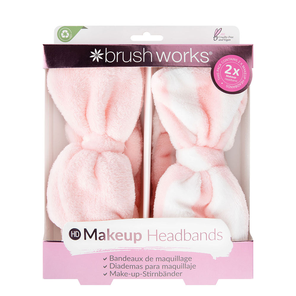 Brushworks Makeup Headbands – 2 Pack image 0