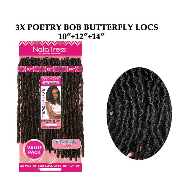Janet Collection Nala Tress 3X Butterfly Locs 10 12 14 - 2 image 2