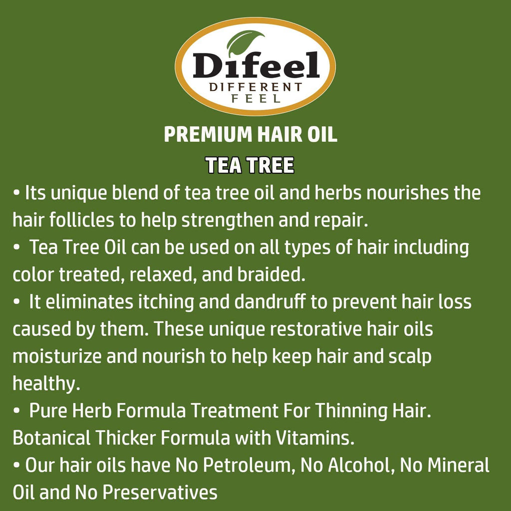 Difeel Premium Natural Hair Oil - Tea Tree Oil image 2