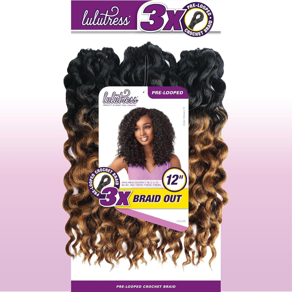 LULUTRESS 3X BRAID OUT 12″ image 0