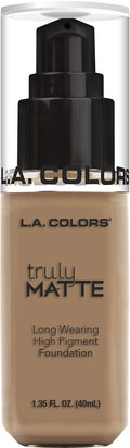 L.A. COLORS Truly Matte Foundation, Cool Beige, 1.35 Fl. Oz. image 0