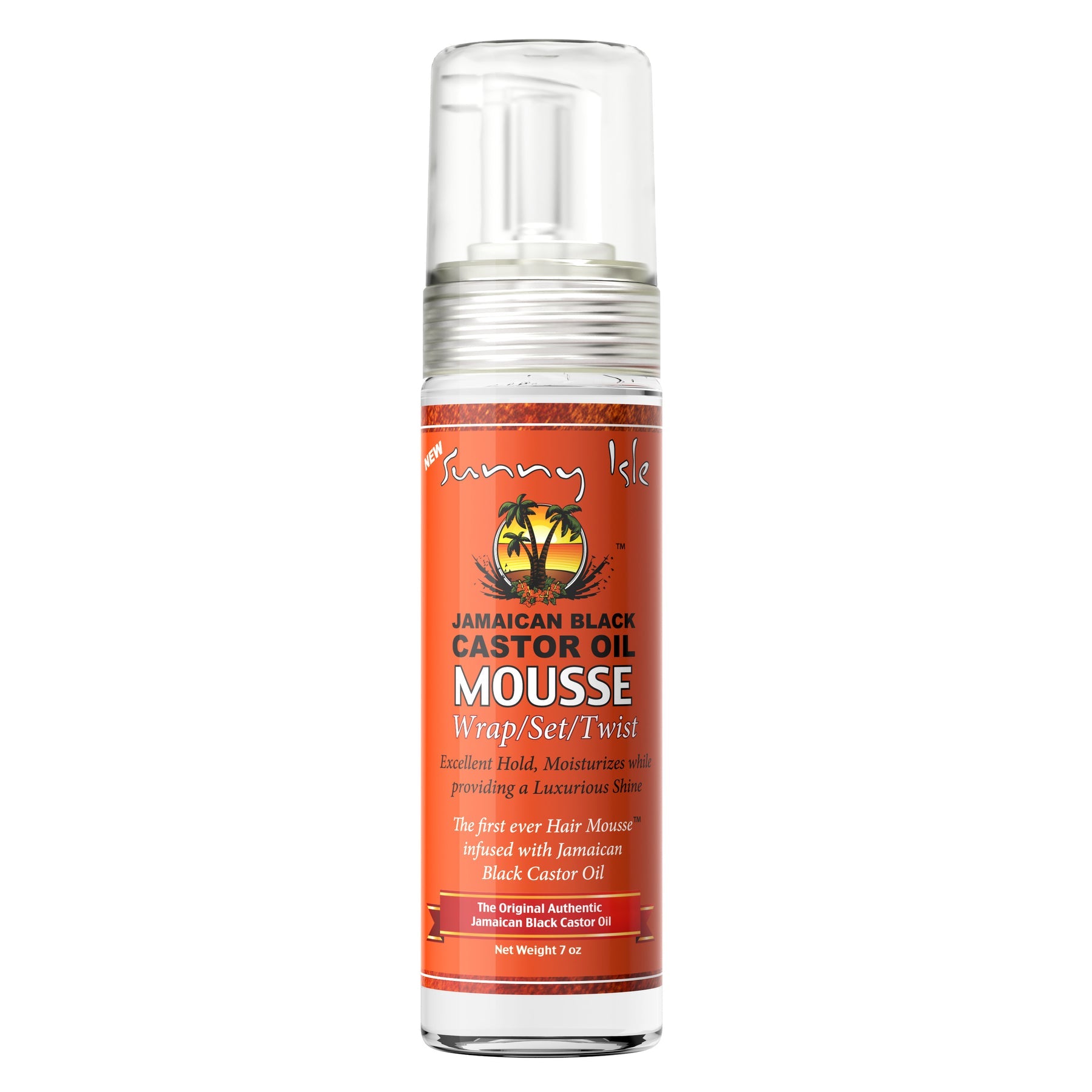 Sunny Isle Jamaican Black Castor Oil Mousse Wrap, Set, Twist - 7oz image 0