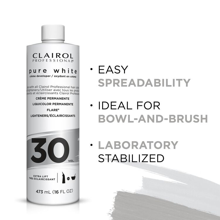 Pure White 30 Volume Creme Developer image 1