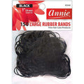 Annie Rubber Bands Large 150Ct Black image 0