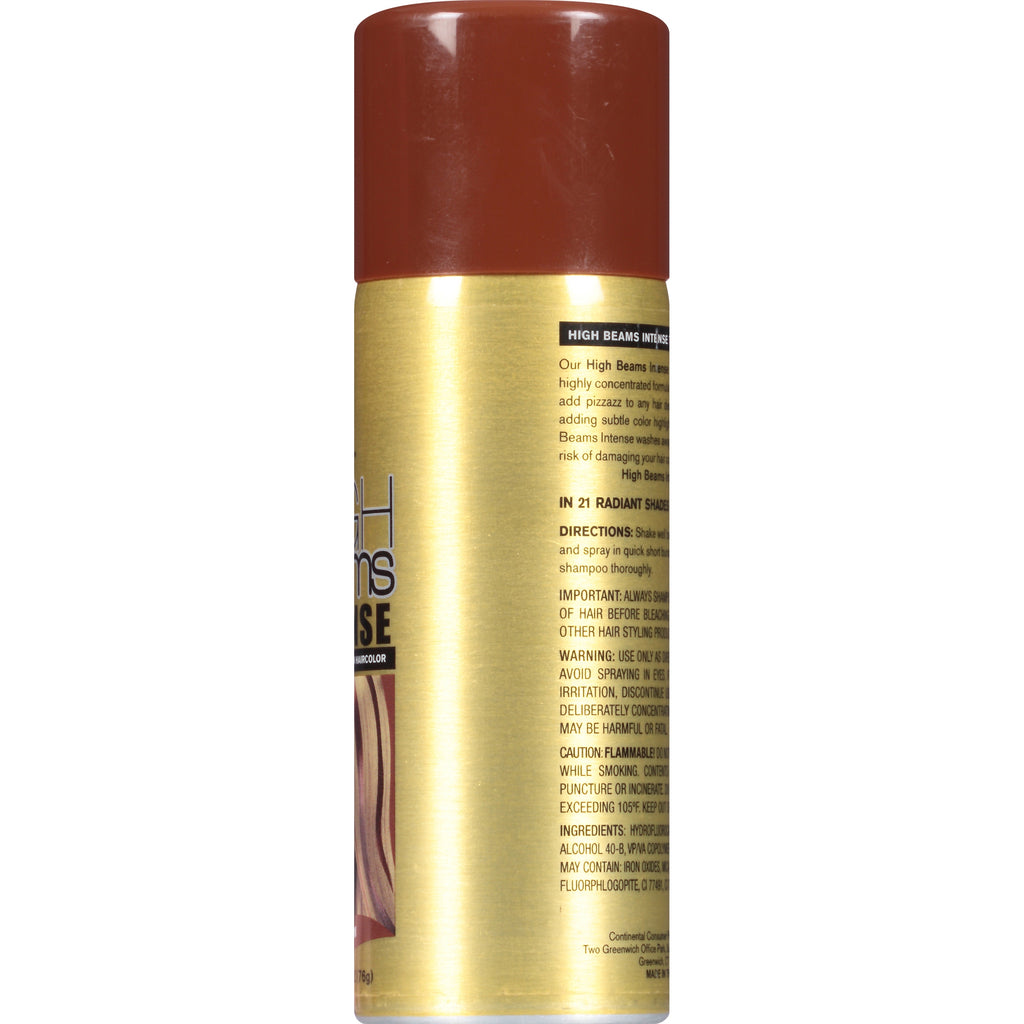 High Beams Intense Spray On Hair Color, Brown, 2.7 Oz image 2