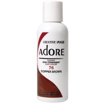 Adore Semi-Permanent Hair color 76 Copper Brown, 4 oz image 0