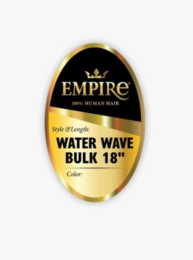 Sensationnel Empire 100% Human Hair WATER WAVE Bulk 18" image 1