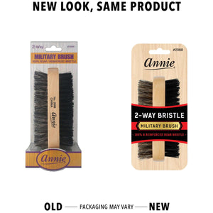 Annie Two Way Military Brush Boar Bristle Soft and Hard image 2