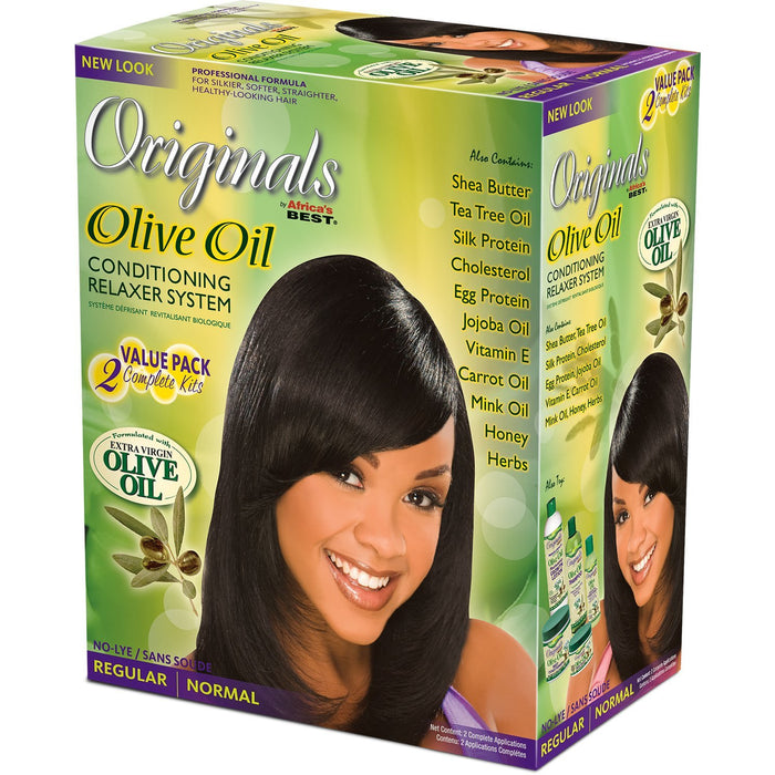 ORIGINAL OLIVE OIL CONDITIONING RELAXER SYSTEM image 0
