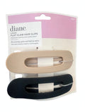 Diane 2-Pack Flat Claw Hair Clips, D6807