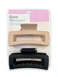Diane 2-Pack Large Claw Hair Clips, D6805