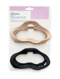Diane 2-Pack Oval Claw Hair Clips, D6806