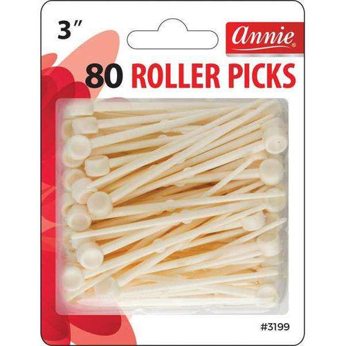 Annie Plastic Roller Picks 3In 80Ct image 0
