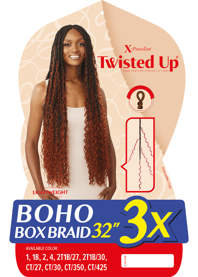 Boho Box Braid 32" 3X image 0