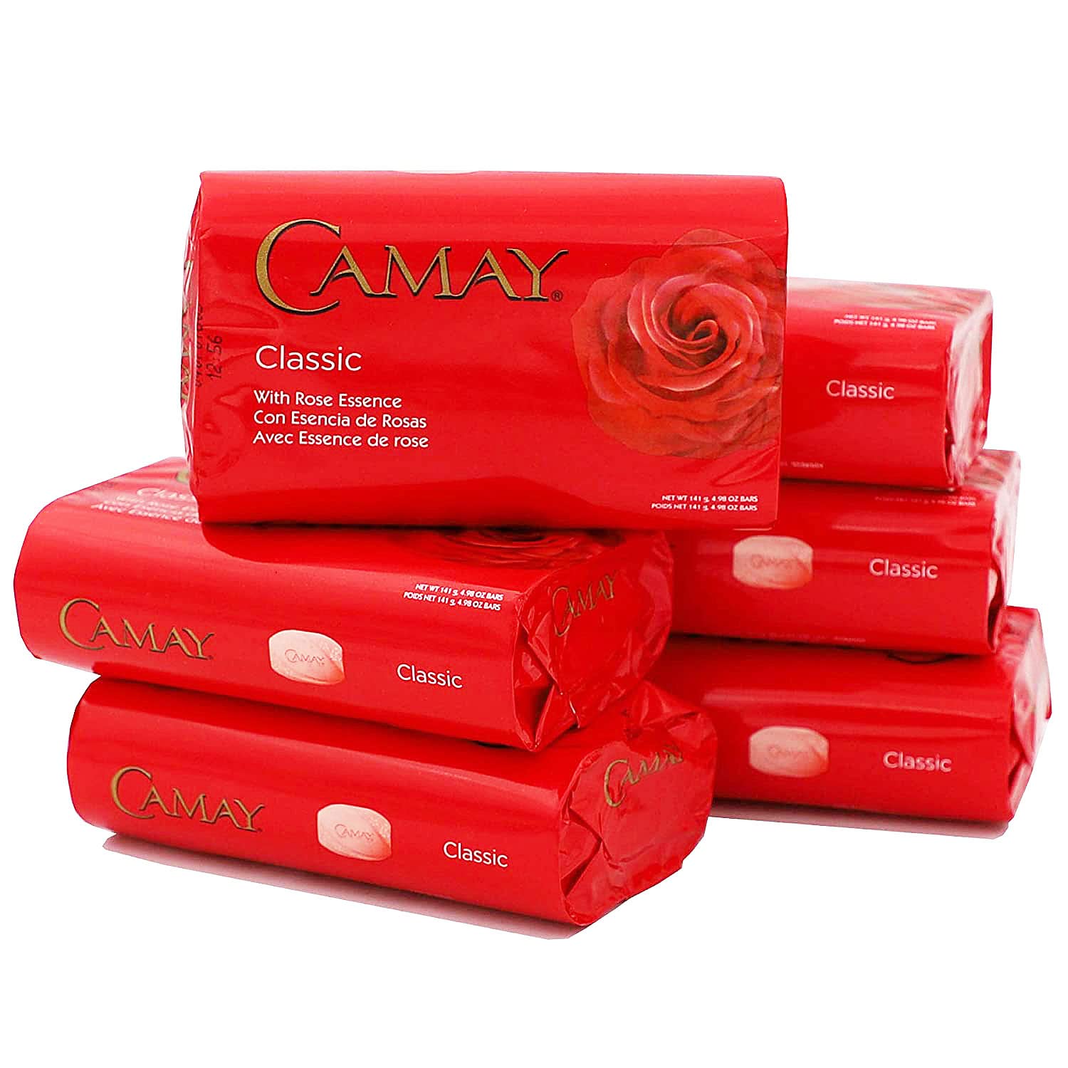 Camay Classic Rose Essence Scented Beauty Bar Soap image 0