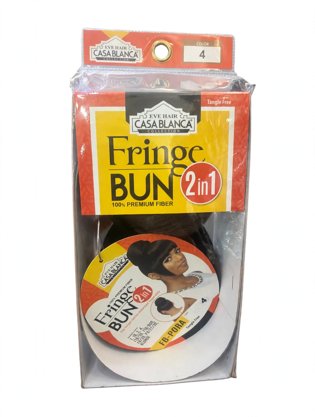 Eve Hair Casa Blanca Fringe Bun 2 in 1