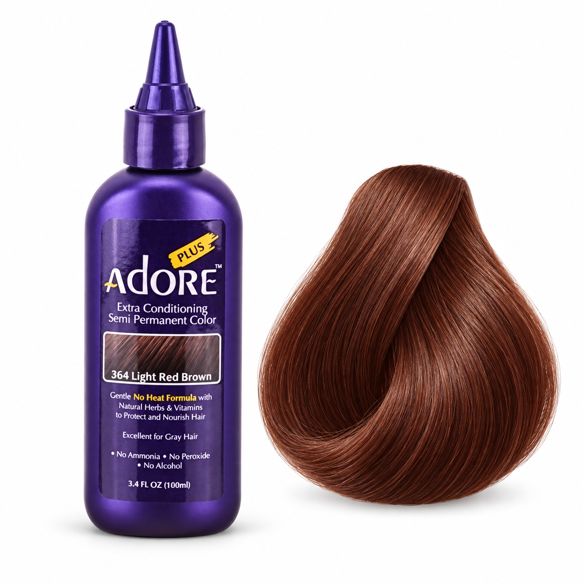 Adore Plus Semi-Permanent Hair Color – 3.4 fl oz (100 mL)