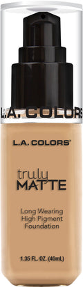 L.A. COLORS Truly Matte Foundation, Natural, 1 fl oz image 0