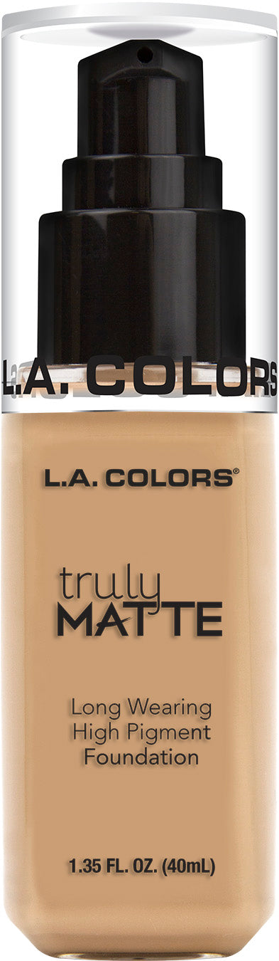 L.A. COLORS Truly Matte Foundation, Natural, 1 fl oz image 0