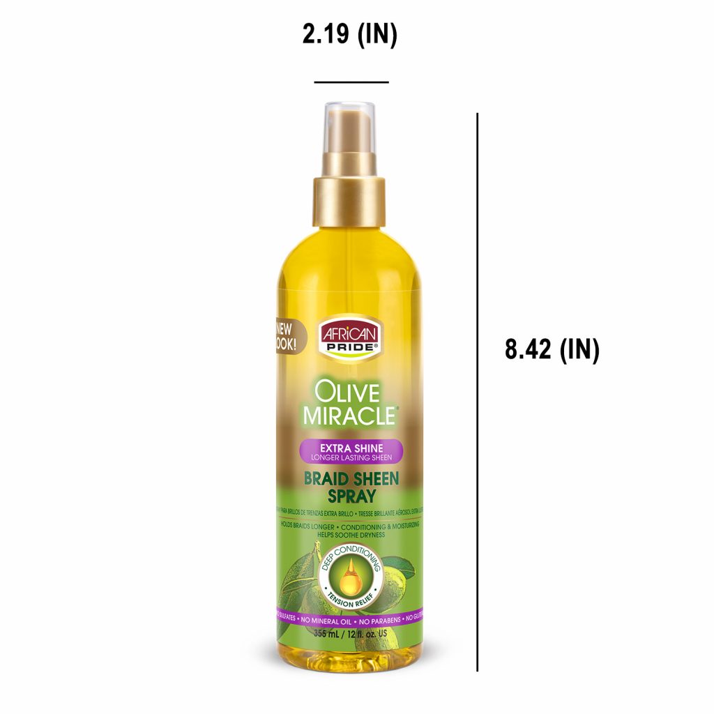 BRAID SHEEN SPRAY, EXTRA, 12FL OZ image 3