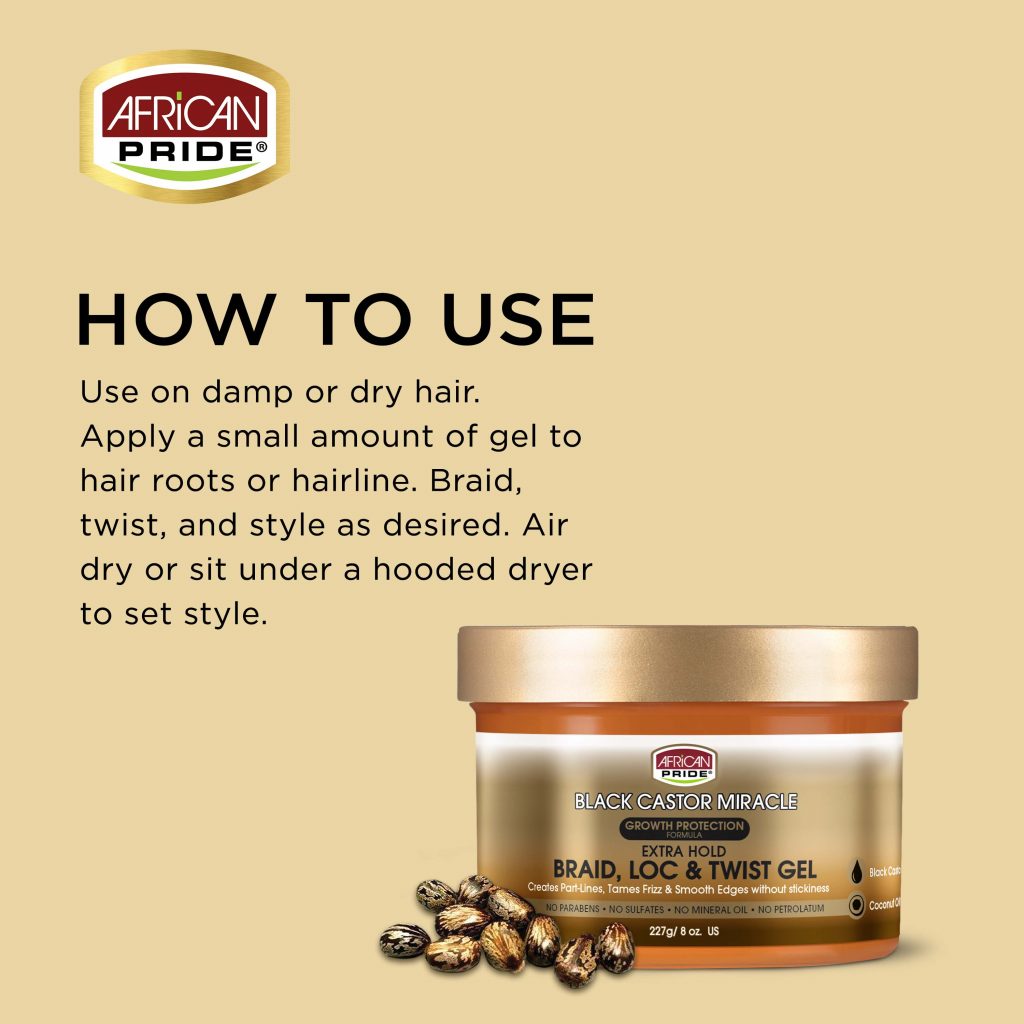 BRAID, LOC & TWIST GEL, 8OZ image 3