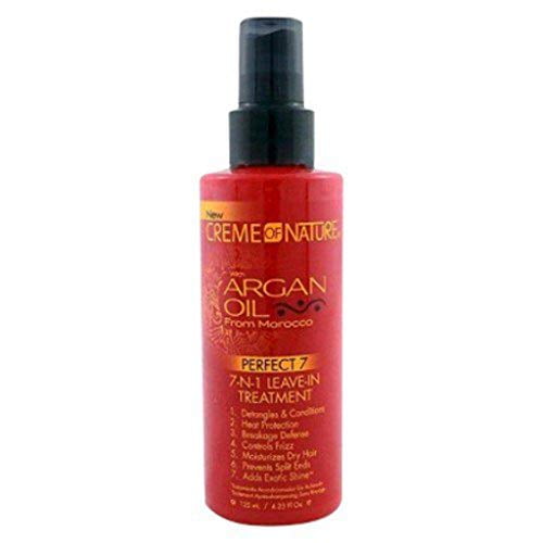 Creme Of Nature Argan Oil Leave-In 7-N-1 Treatment 4.23 Ounce (125ml) (3 Pack) image 1