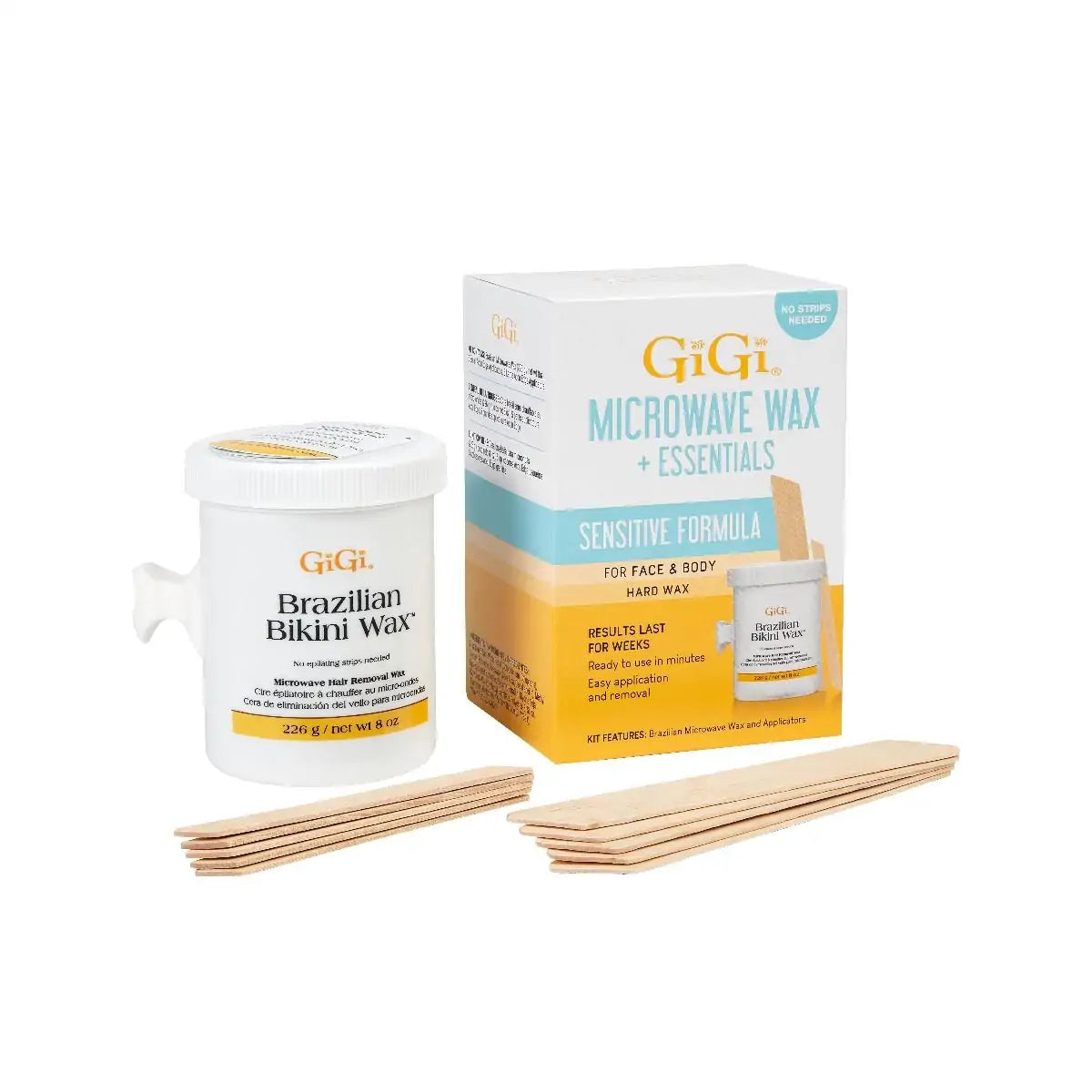 GIGI, SENSITIVE FORMULA, BRAZILIAN BIKINI MICROWAVE WAX & ESSENTIALS image 0