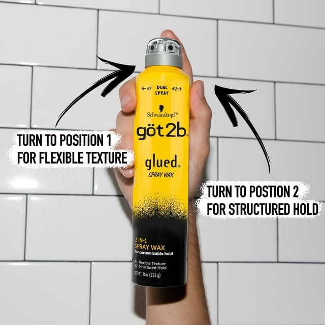 Got2b Glued Spray Wax with 2-in-1 Dual Nozzle image 2