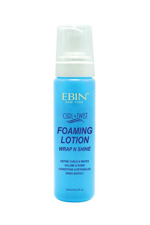 Ebin New York Curl and Twist Foaming Lotion Wrap N' Shine image 0