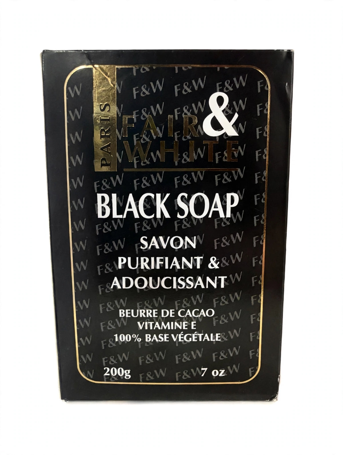 Fair & White Paris Black Soap 200g