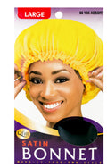 QFITT SATIN BONNET 156 ASSORT LARGE image 0