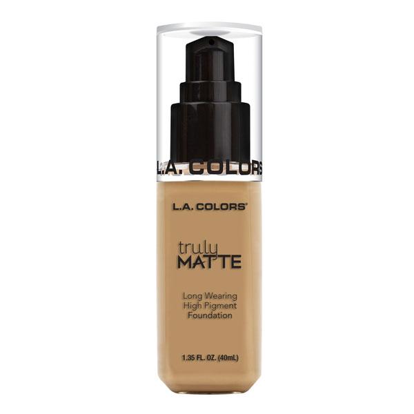 L.A. COLORS Truly Matte Foundation - Medium Beige image 0