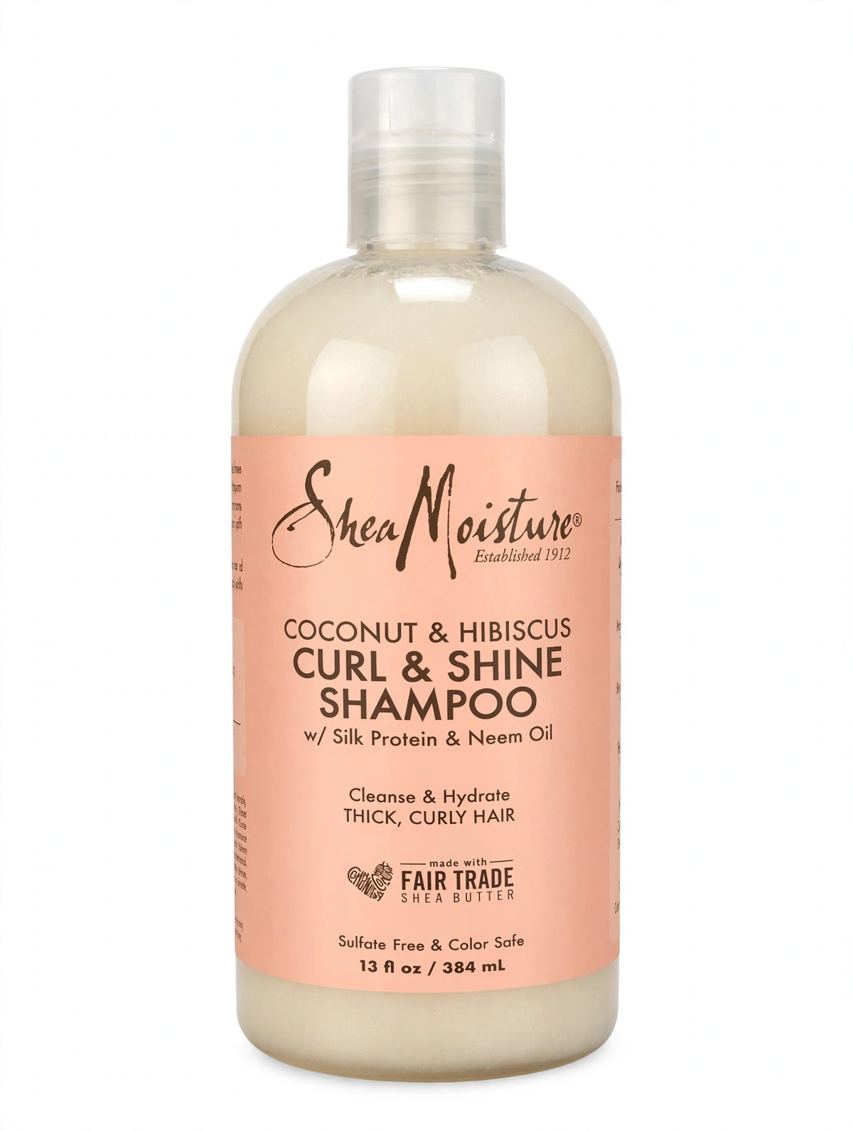 SheaMoisture Coconut & Hibiscus Curl & Shine Shampoo 13 FL OZ