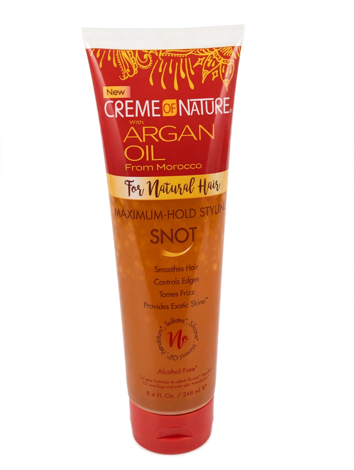 Creme of Nature Argan Oil Maximum-Hold Styling Snot 8.4 oz
