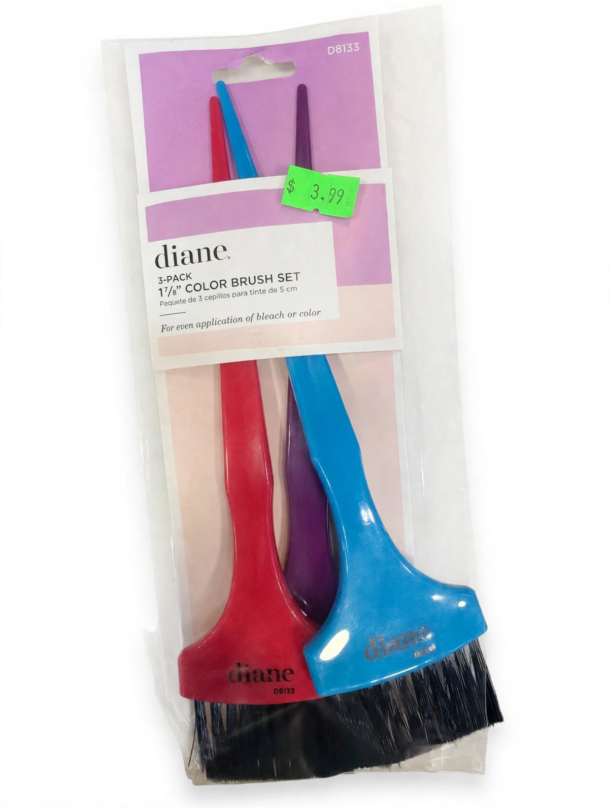 Diane 3-Pack 1 7/8 Color Brush Set