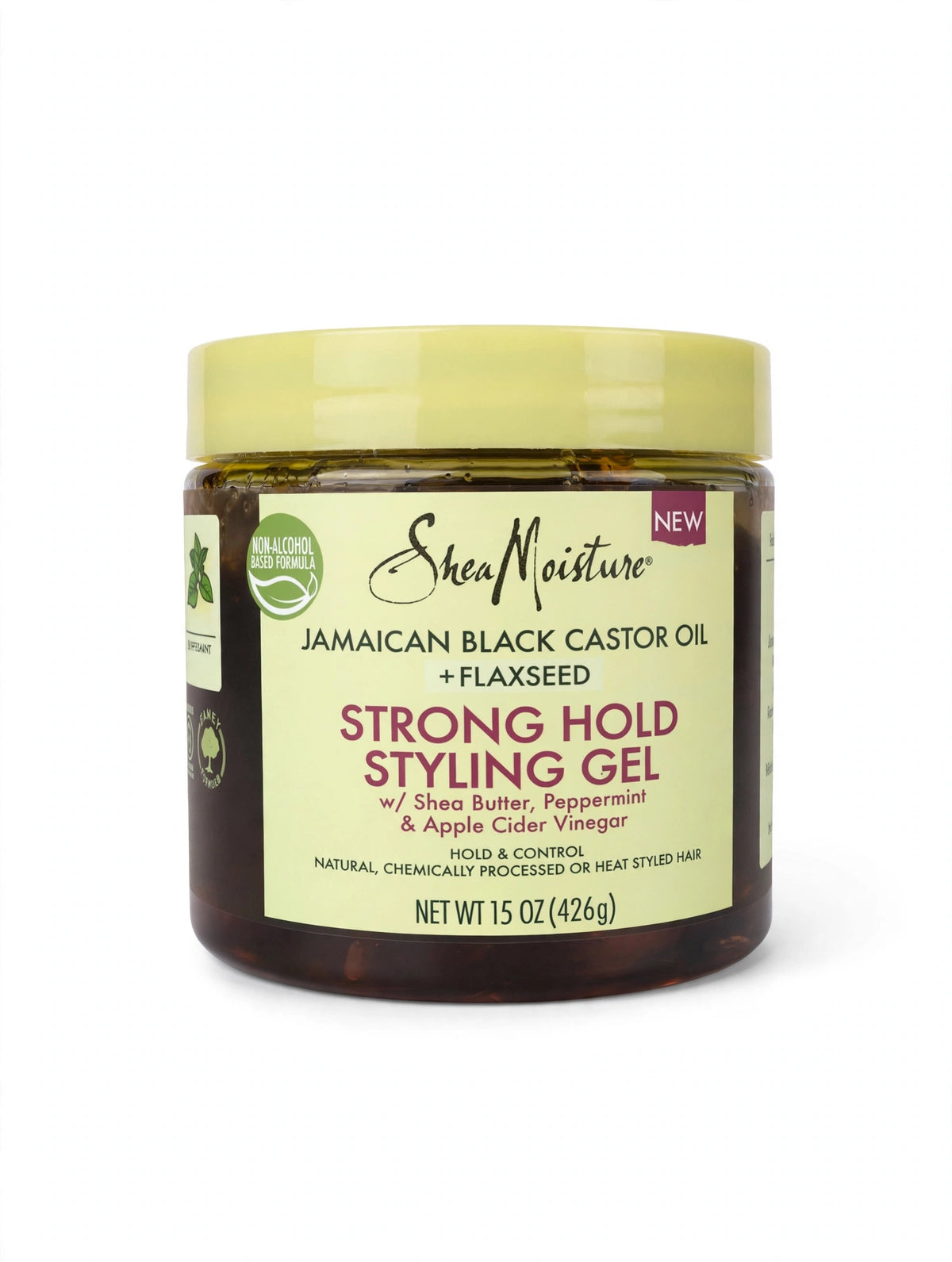 SheaMoisture JBCO + Flaxseed Strong Hold Styling Gel 15 OZ
